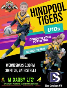 Hindpool Tigers 2021 Sponsorship – DS Site Services Ltd